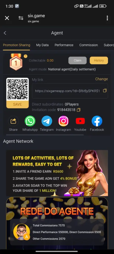 six game app